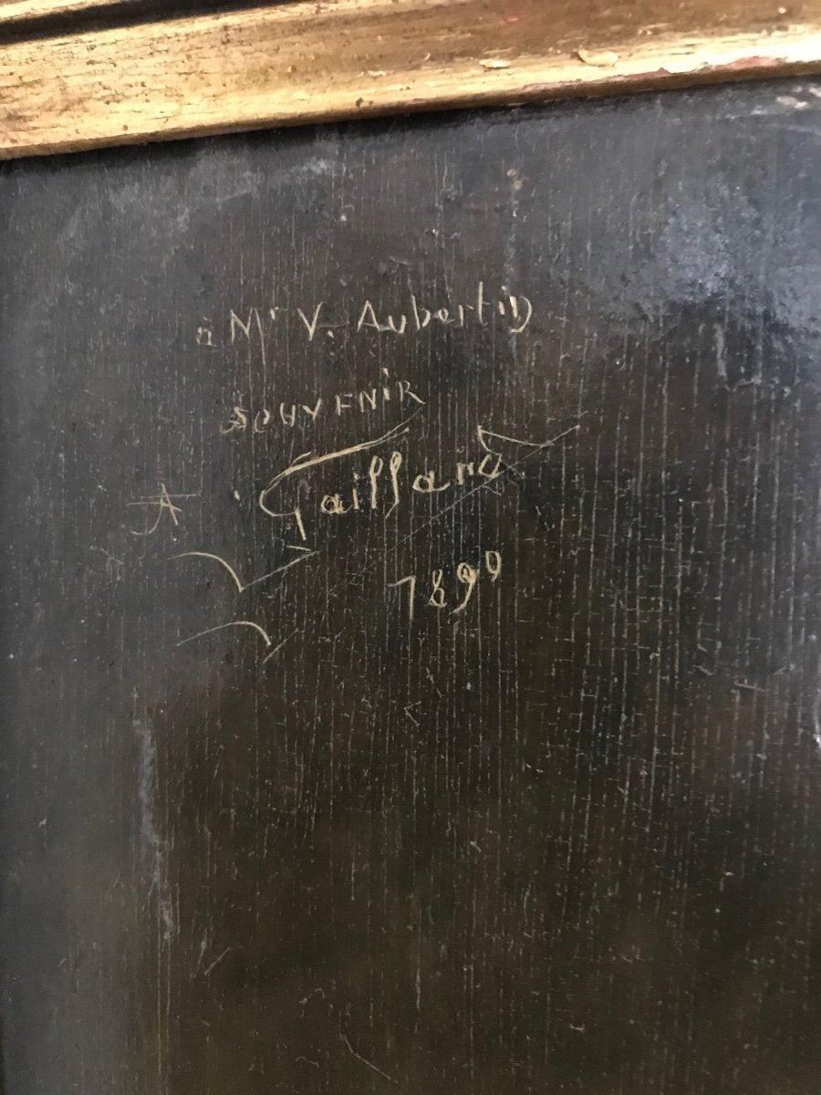 Antique 1890 French Gentleman's Portrait