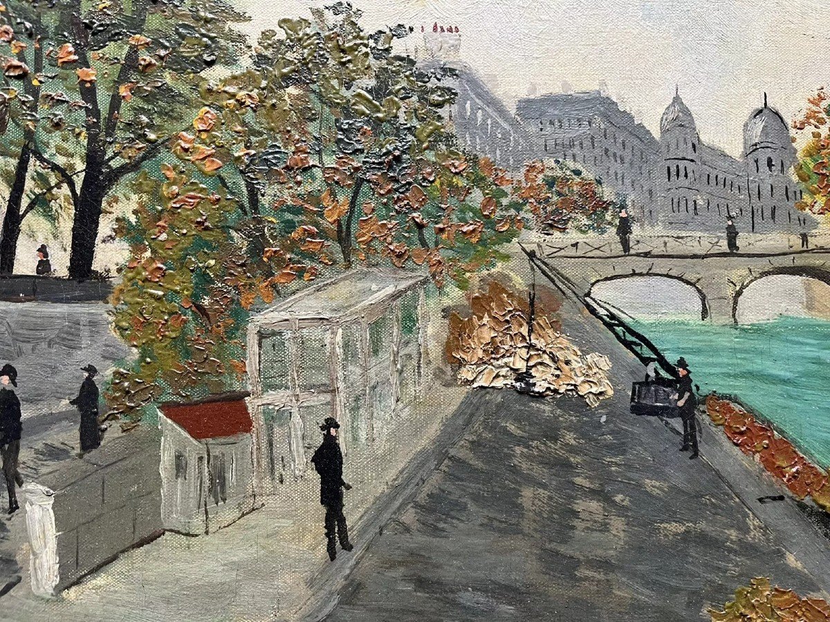 Serene 1930s Notre-Dame Scene