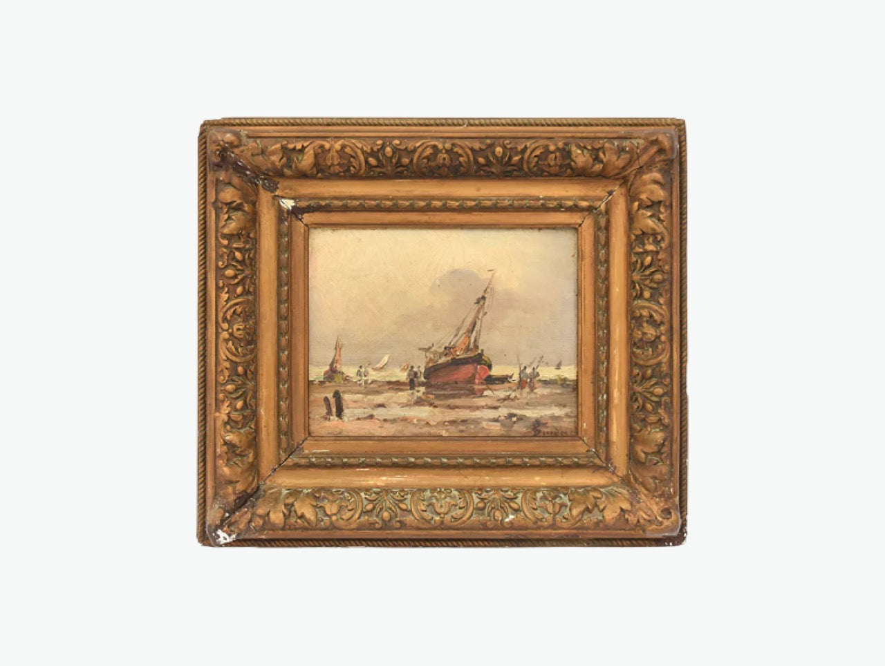 Sophisticated Marine Scene with Elegant Frame