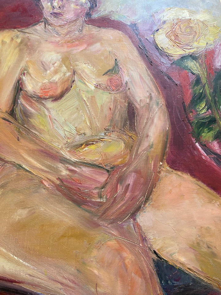 Vivid French Expressionist Figure Study