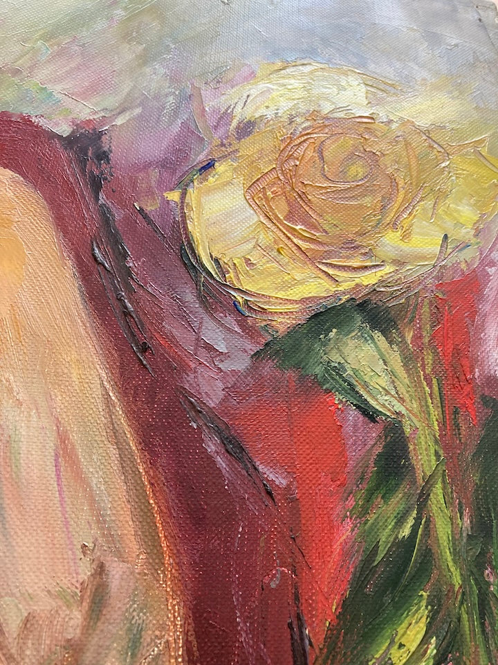 Vivid French Expressionist Figure Study