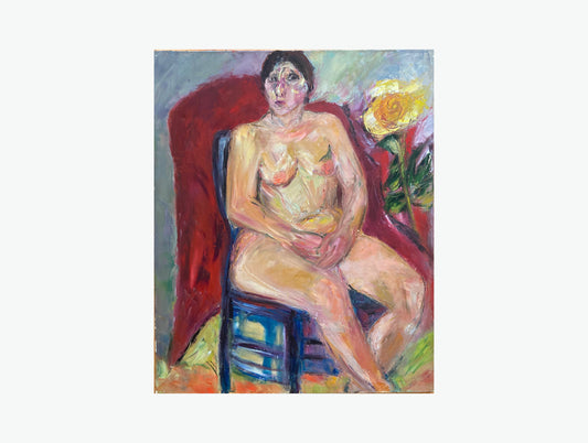Vivid French Expressionist Figure Study