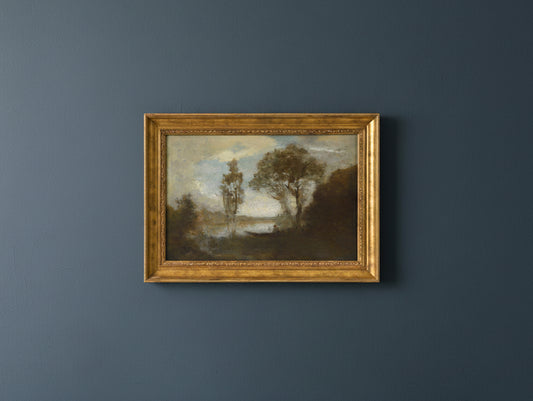 Early 20th-Century French Landscape in the Taste of Corot