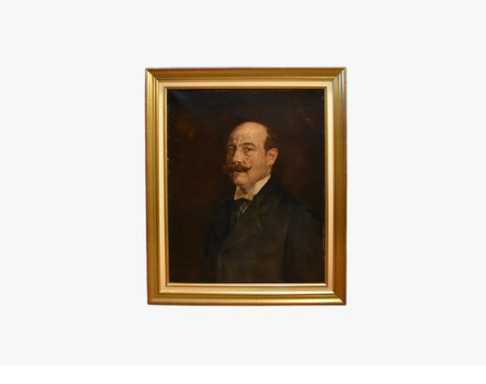 French Oil Portrait of a Gentleman
