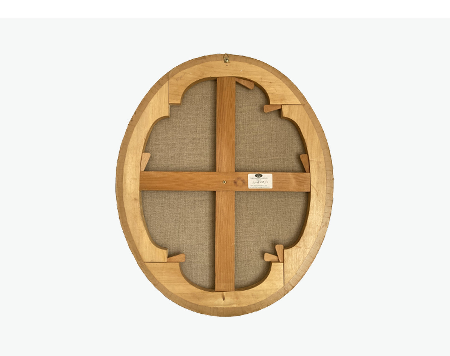 Antique French Oval Oil Portrait by Jean Didier‑Tourné, Trained by Fernand Cormon (Van Gogh’s Teacher)