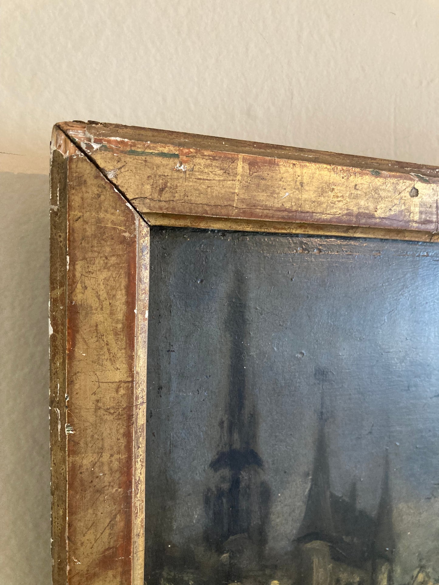 Antique French 19th-Century Oil on Panel King François I Entrée Triomphale (Triumphal Entry) Royal Procession Scene