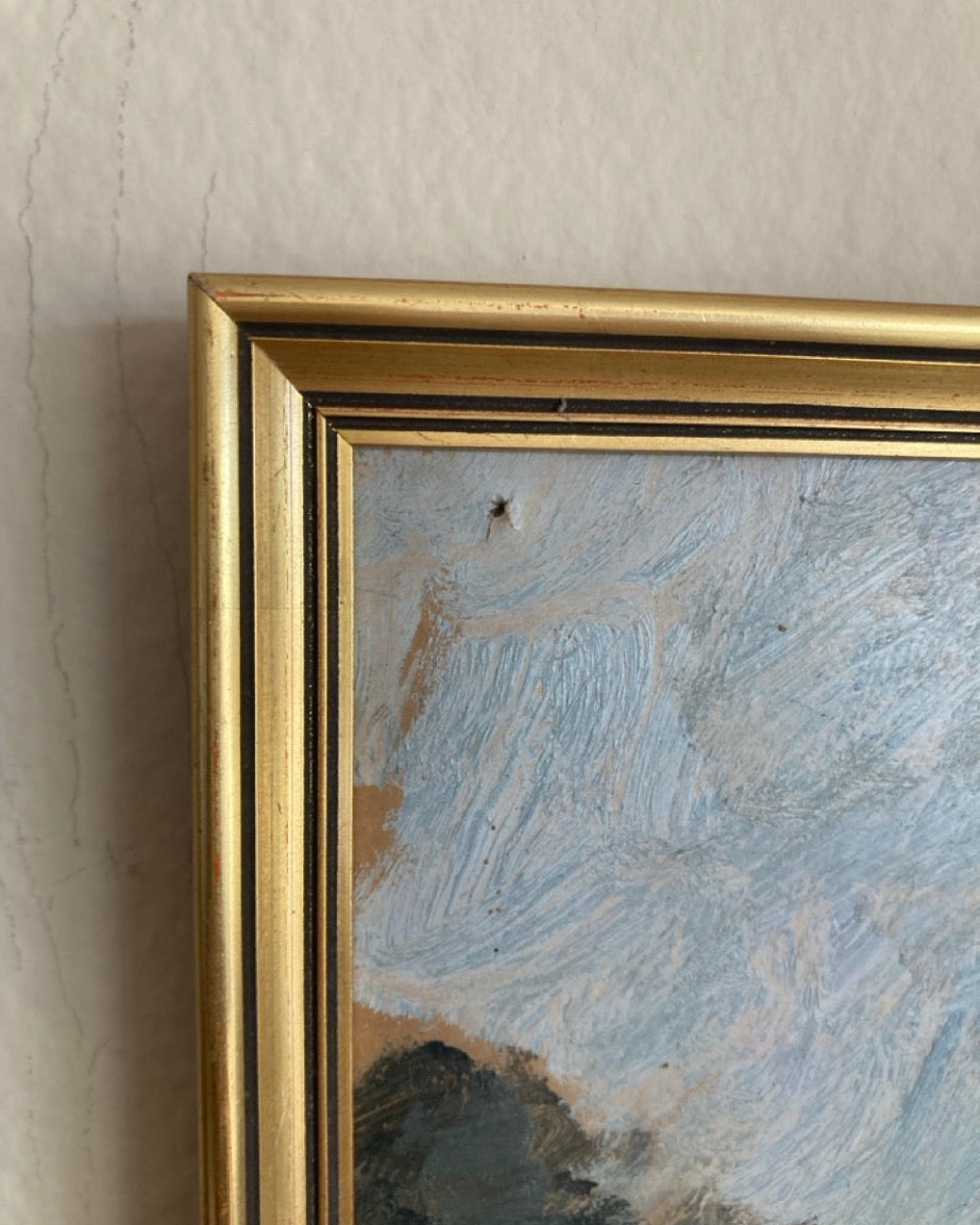 French Landscape Oil Painting attributed to Eugène Brouillard