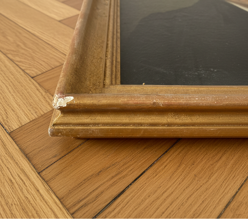 Antique 19th-Century French Gentleman Oil Portrait Victorian Era Original Painting